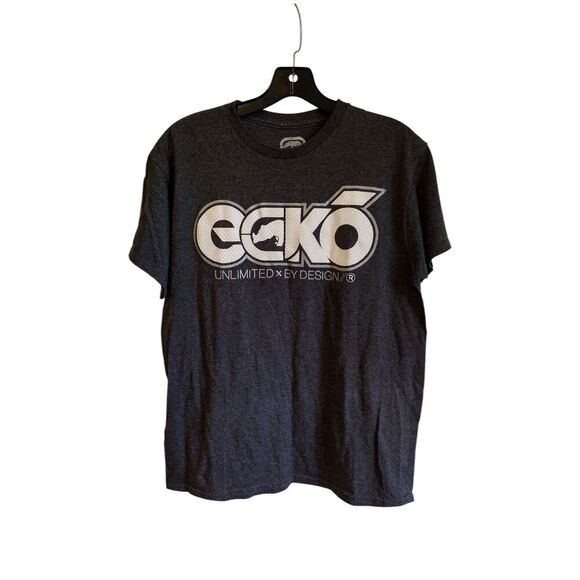 Ecko men's Dark grey Lego front tee - Picture 1 of 5